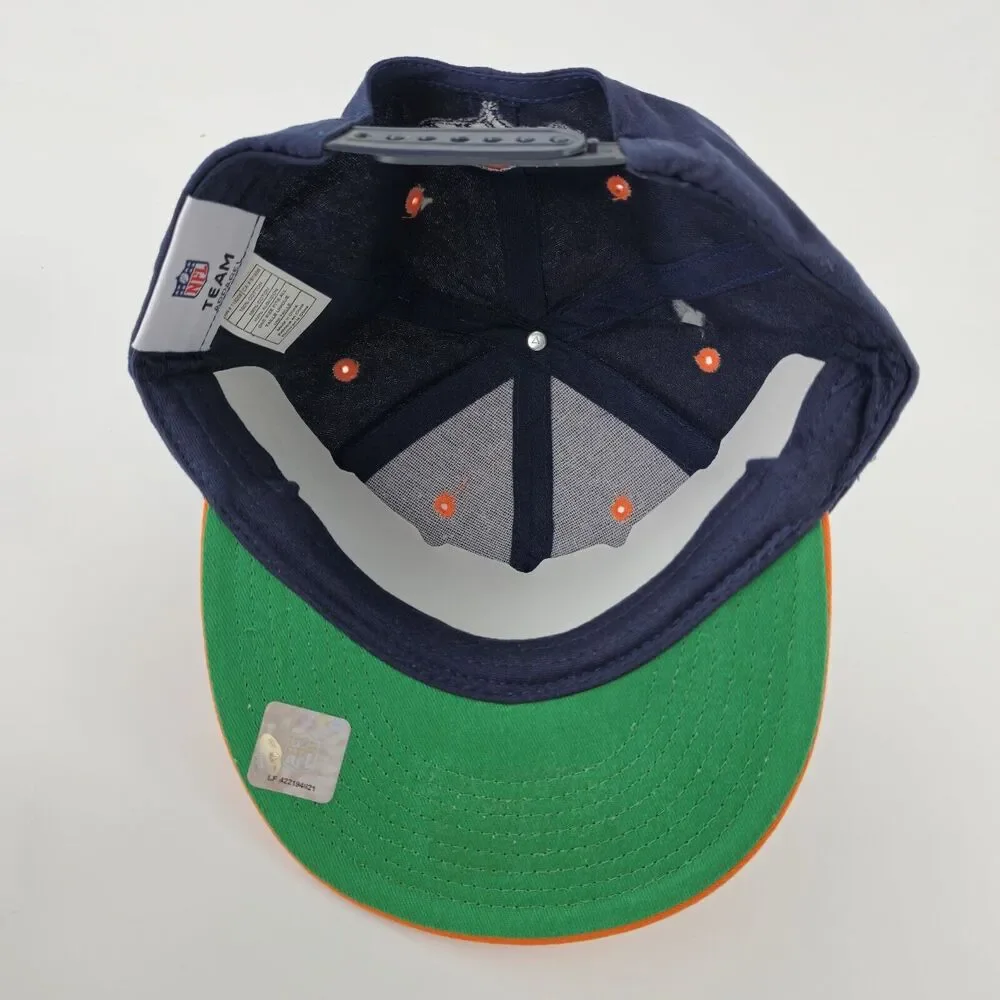 Denver Broncos Hat Cap NFL Team Apparel Orange Logo Adjustable‎ Snap Back
